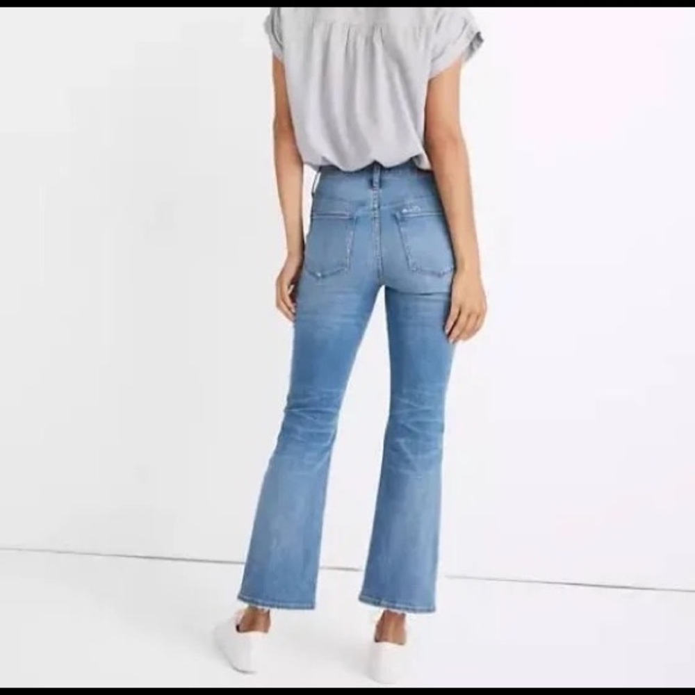 Madewell High Rise Cali Demi Boot Ankle Crop Jeans size 25